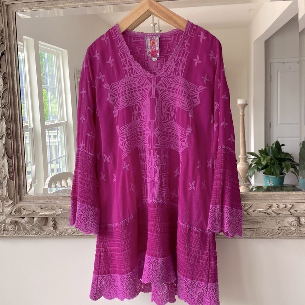JOHNNY WAS “Leena” Top. Size XS. Excellent Condition.
